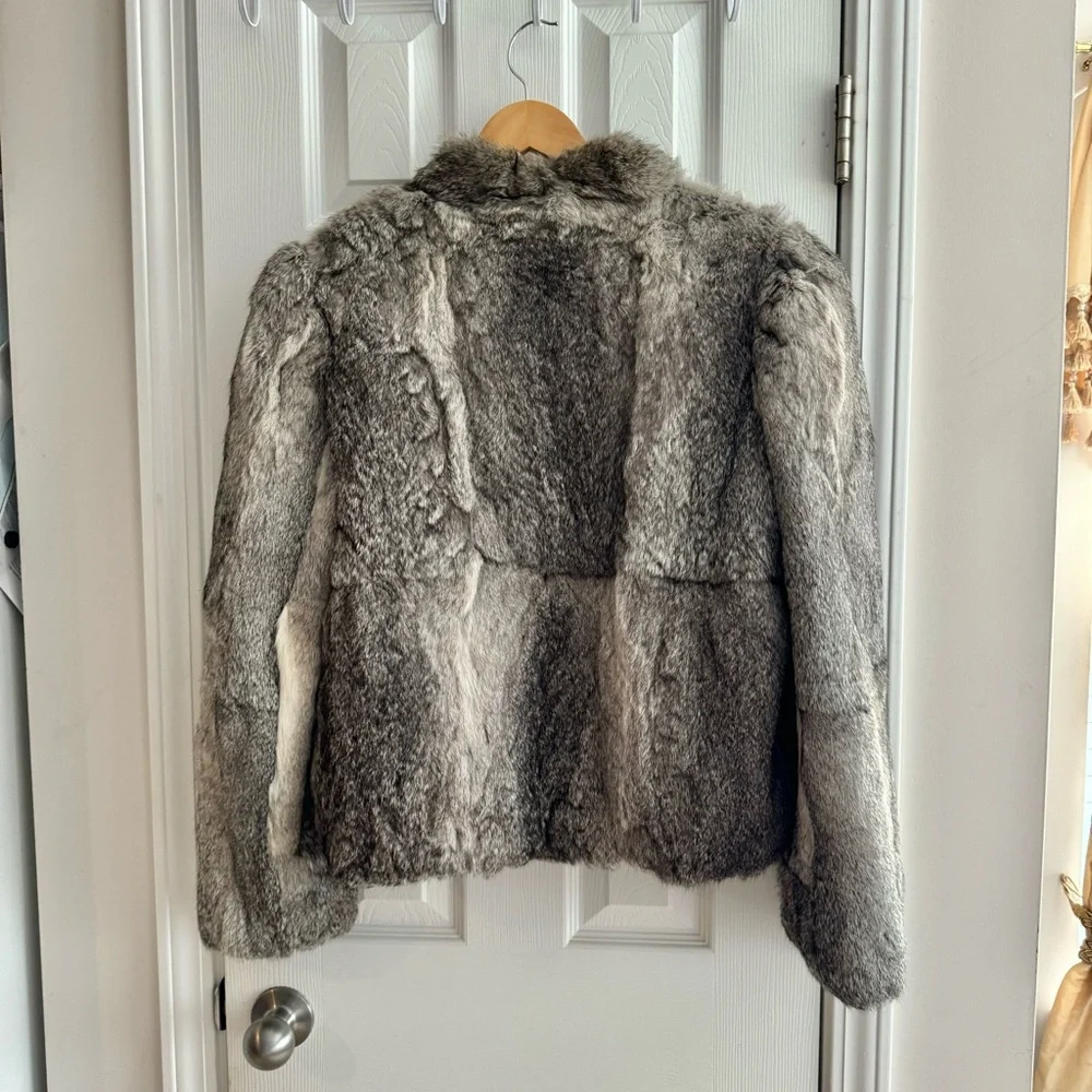 Women’s Rabbit Fur Coat - Picture 3 of 13
